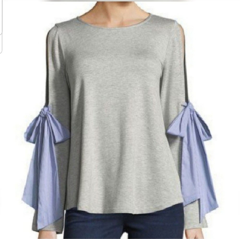 Marled Reunited Bow Sleeve